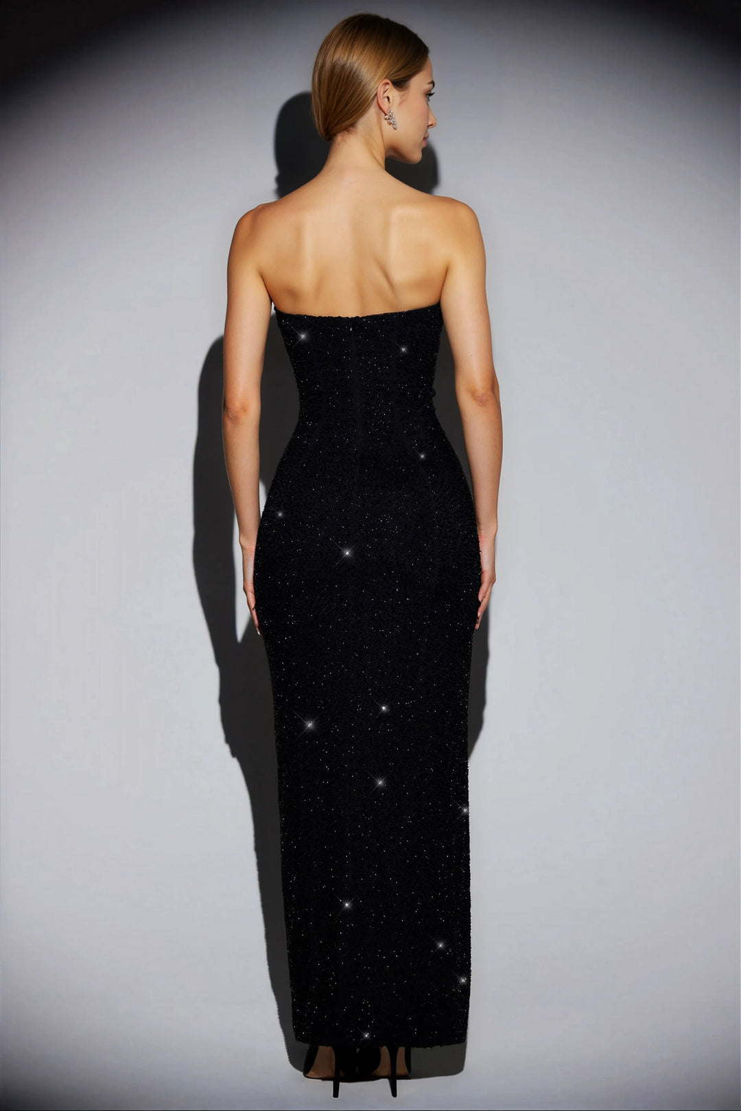 Verena Pearl Embellished Maxi Dress