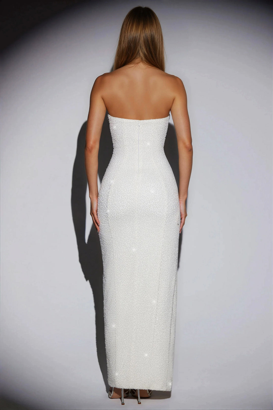 Verena Pearl Embellished Maxi Dress