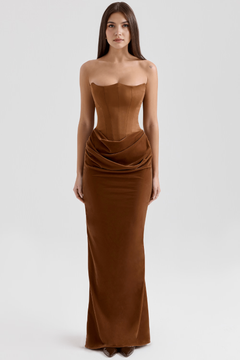 Serene Satin Maxi Dress