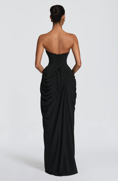 Lois Strapless Corset Maxi Dress