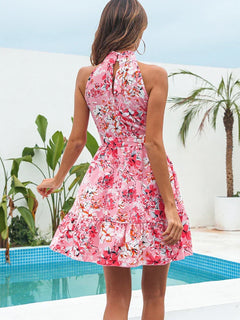 Fleur Halter Mini Dress