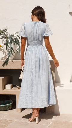 Aurelia Puff Sleeve Maxi Dress