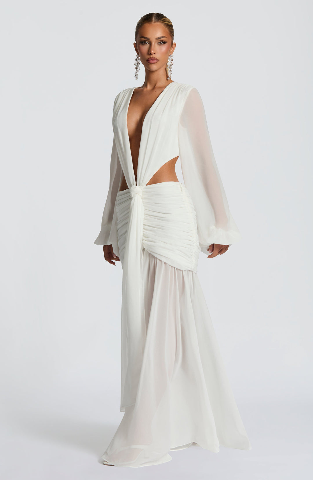 Mariana Chiffon Maxi Dress