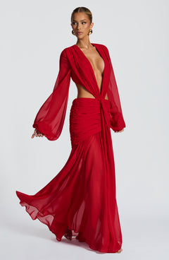 Mariana Chiffon Maxi Dress
