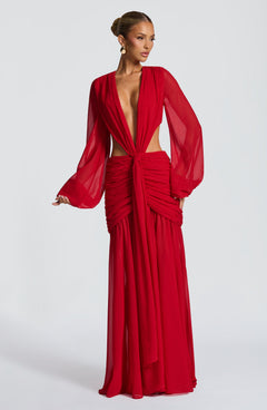 Mariana Chiffon Maxi Dress