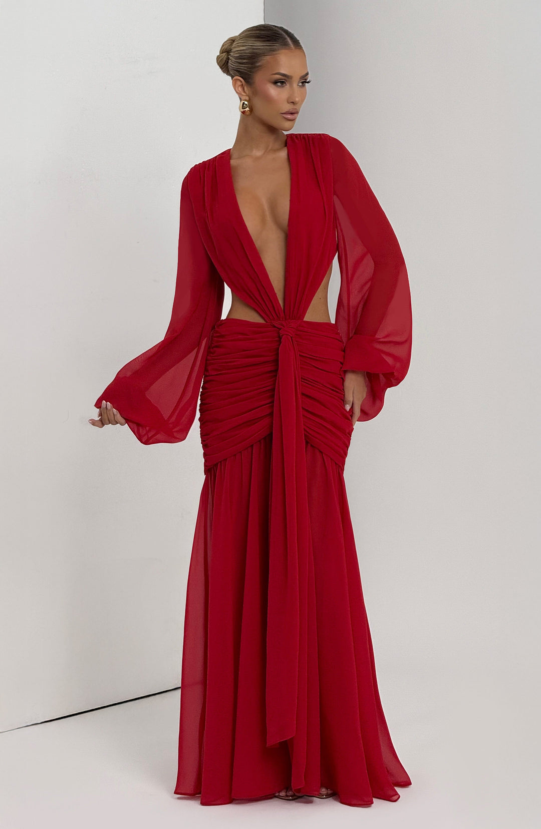 Mariana Chiffon Maxi Dress