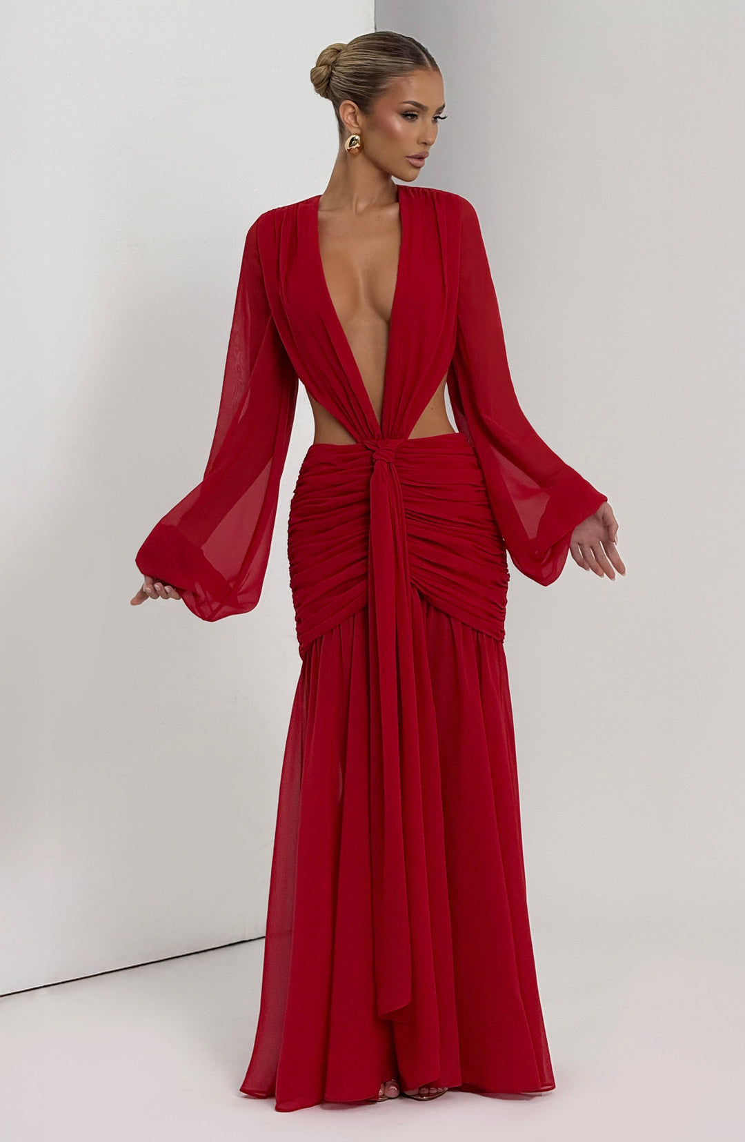 Mariana Chiffon Maxi Dress