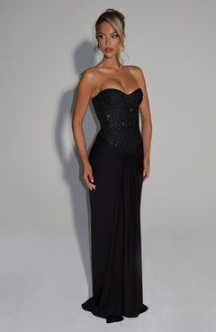 Soraya Embellished Corset Maxi Dress