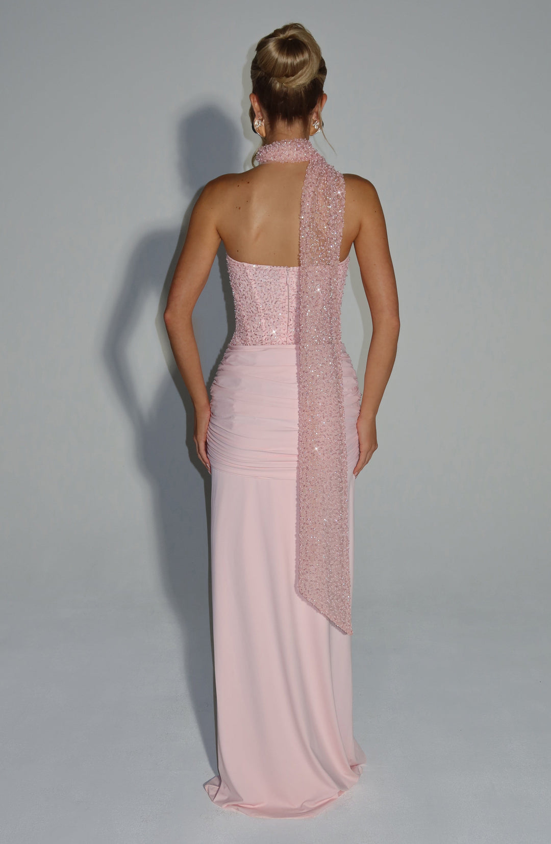 Soraya Embellished Corset Maxi Dress
