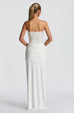 Soraya Embellished Corset Maxi Dress