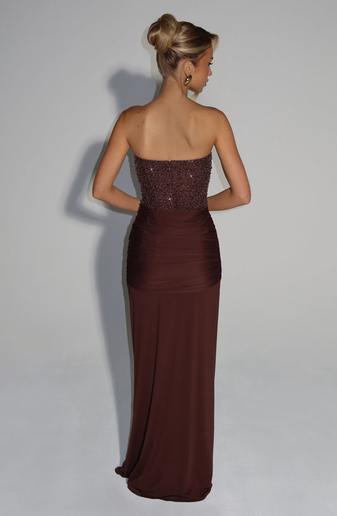 Soraya Embellished Corset Maxi Dress