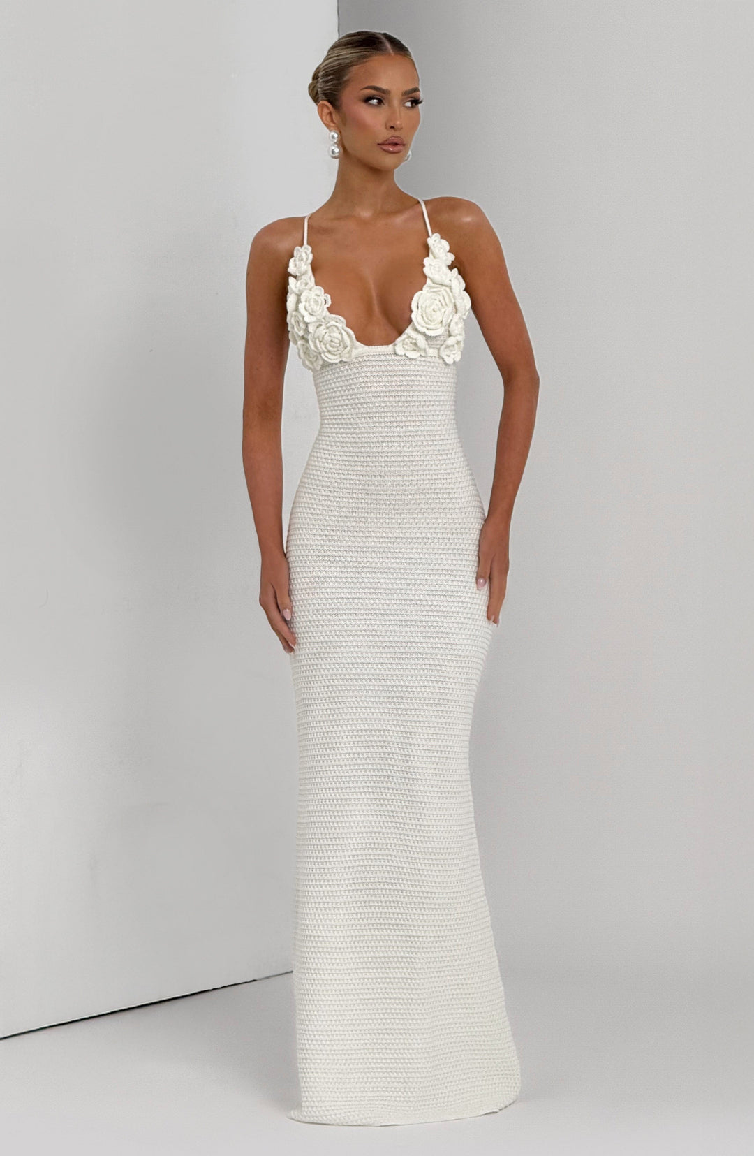 Elysia Crochet Maxi Dress