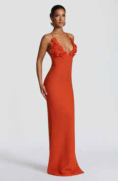 Elysia Crochet Maxi Dress