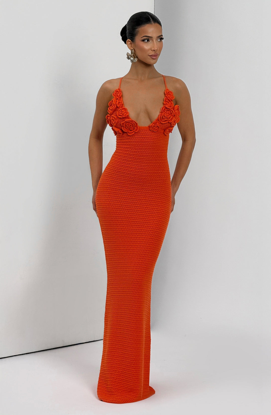 Elysia Crochet Maxi Dress