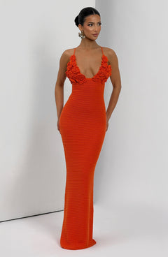 Elysia Crochet Maxi Dress
