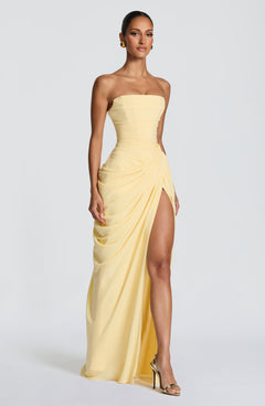 Lois Strapless Corset Maxi Dress