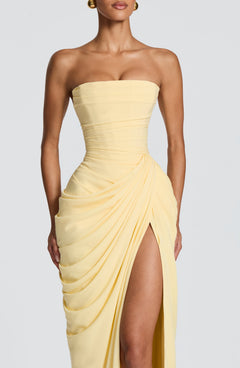 Lois Strapless Corset Maxi Dress