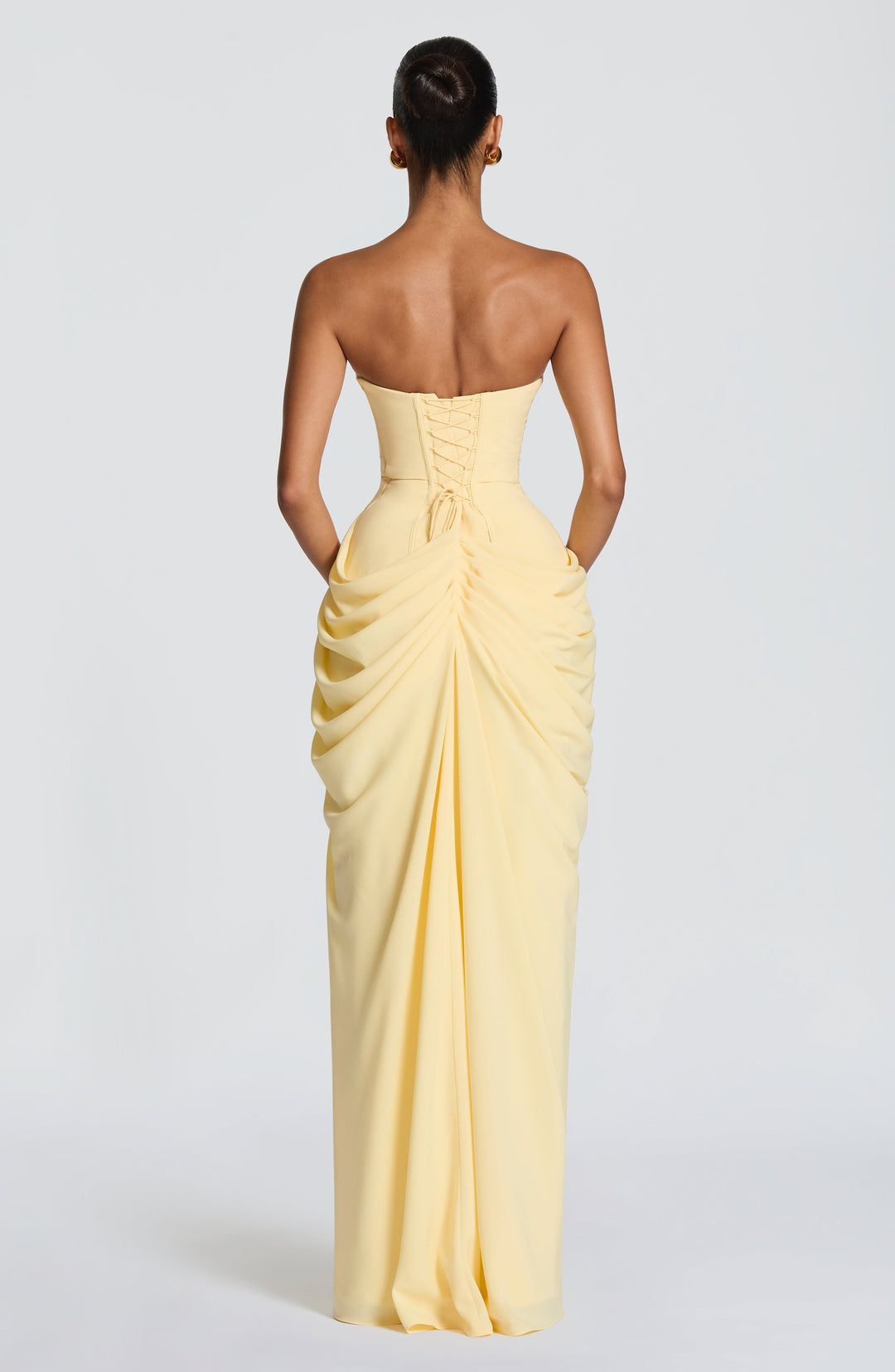 Lois Strapless Corset Maxi Dress