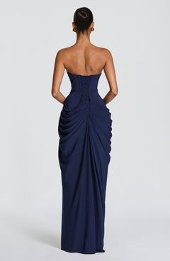 Lois Strapless Corset Maxi Dress