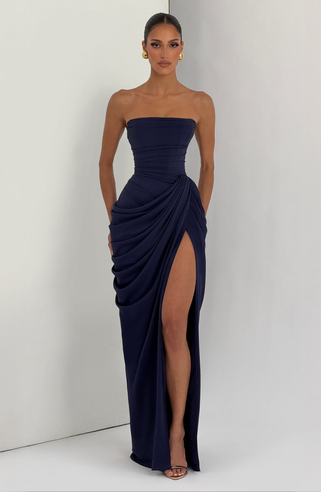 Lois Strapless Corset Maxi Dress