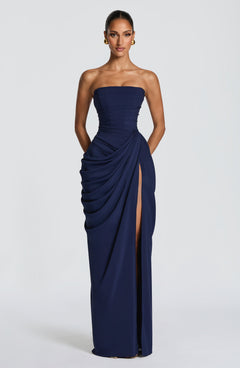 Lois Strapless Corset Maxi Dress