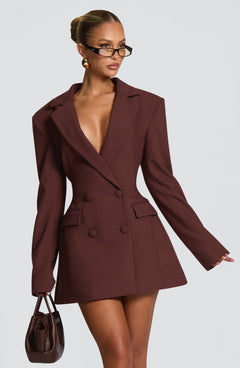 Elvira Double-Breasted Blazer Dress