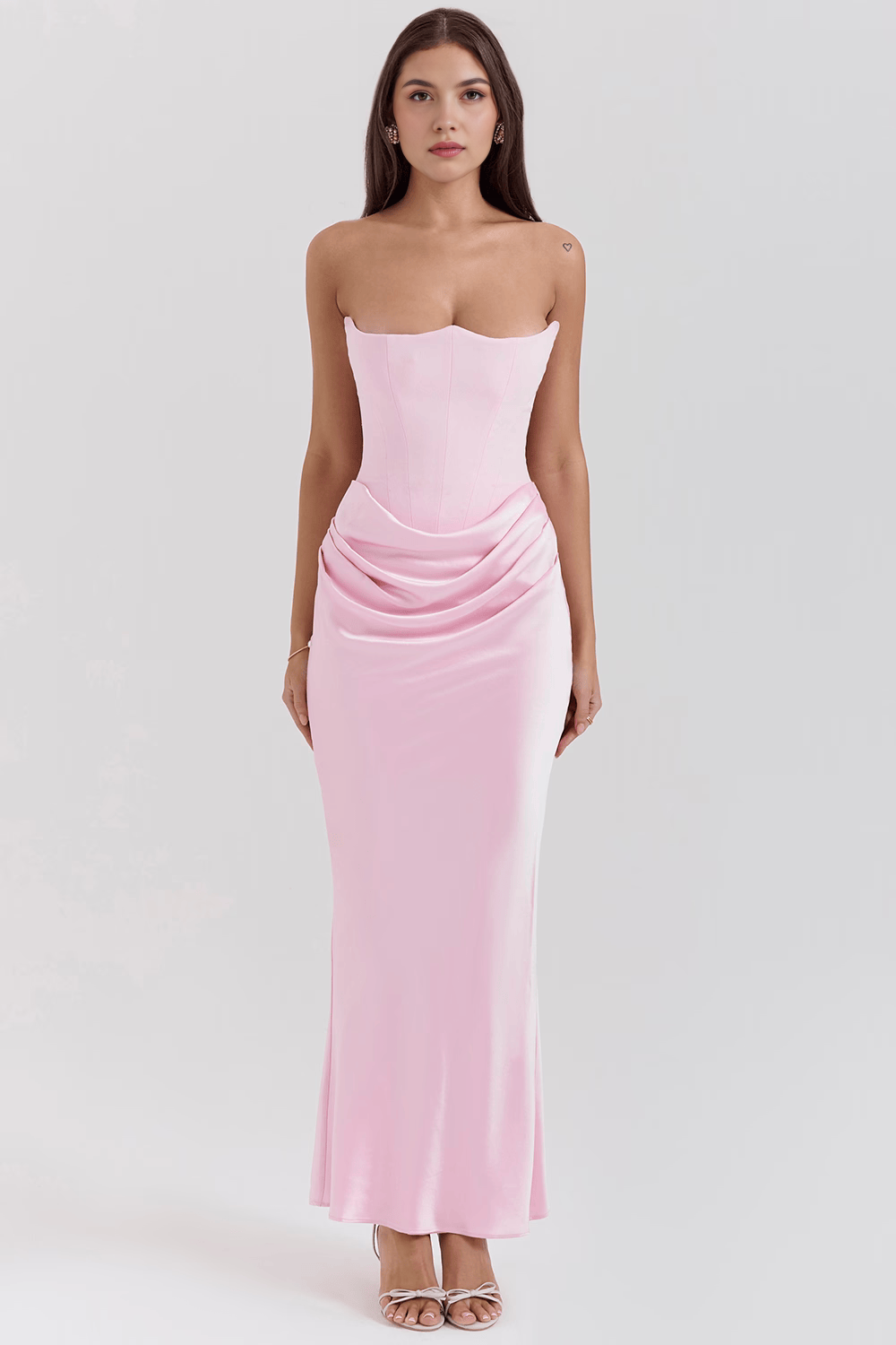 Serene Satin Maxi Dress