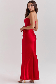 Serene Satin Maxi Dress