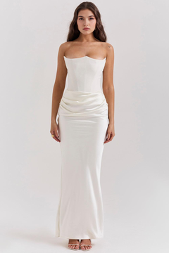 Serene Satin Maxi Dress