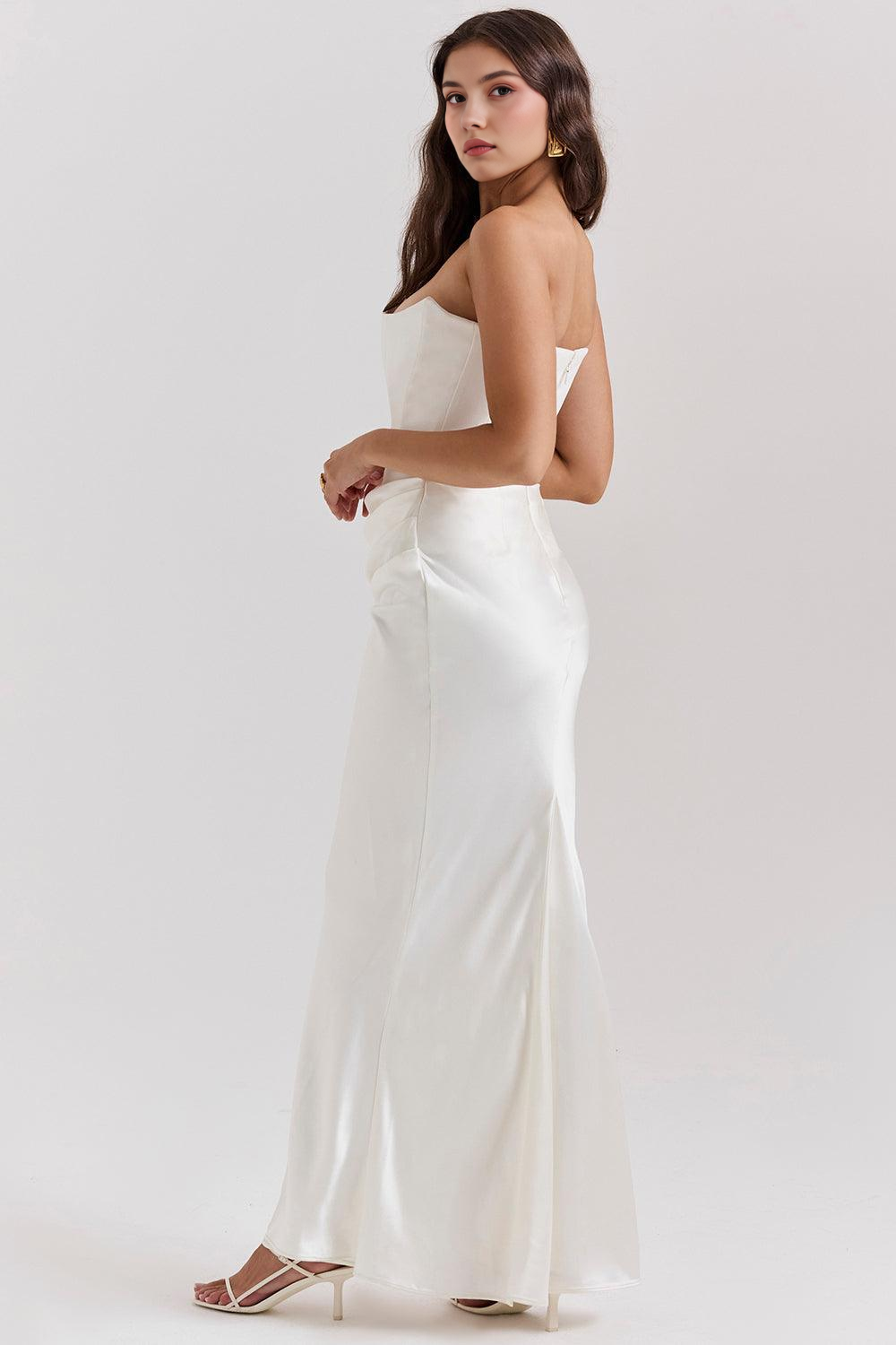 Serene Satin Maxi Dress