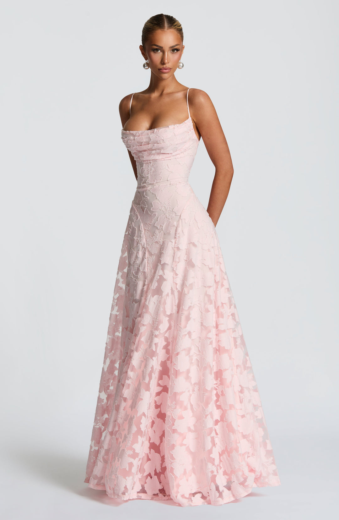 Elise Open-Back Maxi Dress