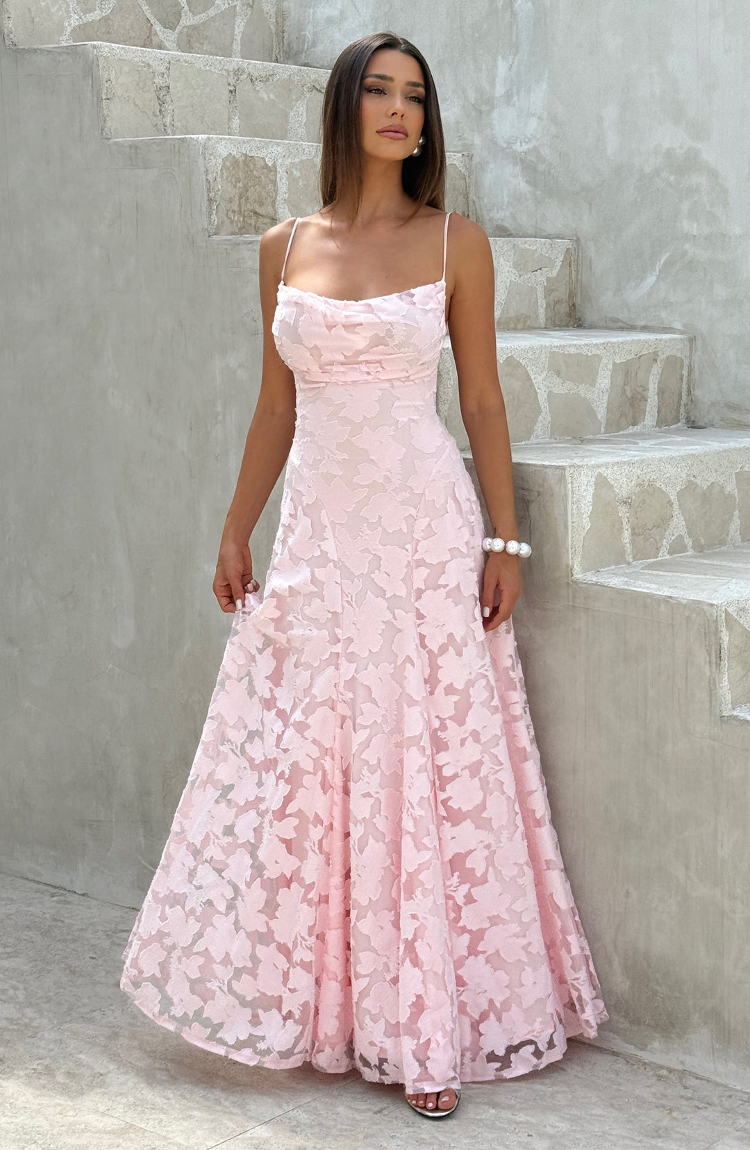 Elise Open-Back Maxi Dress