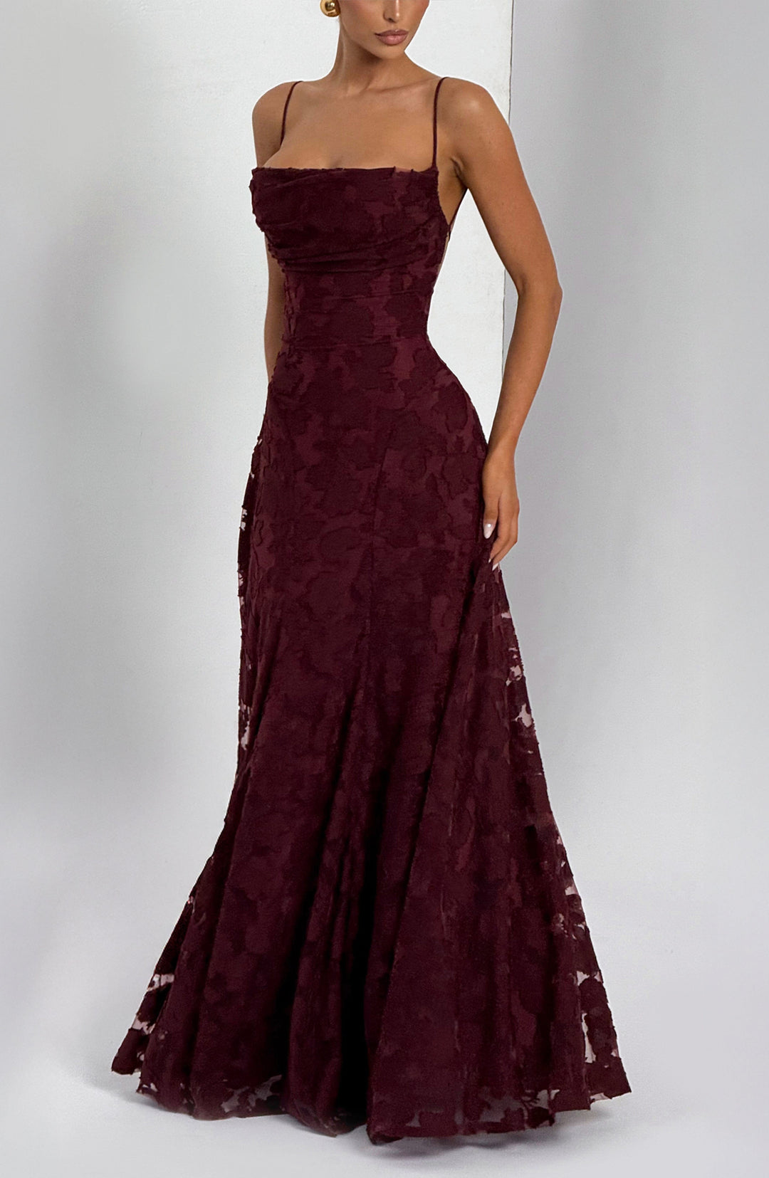 Elise Open-Back Maxi Dress