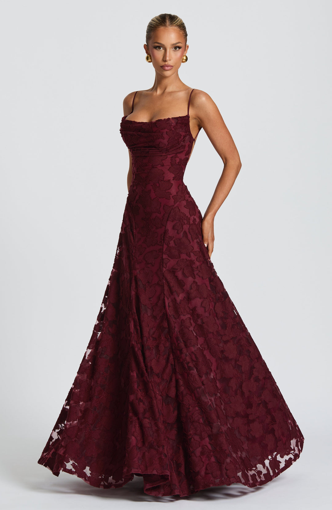 Elise Open-Back Maxi Dress