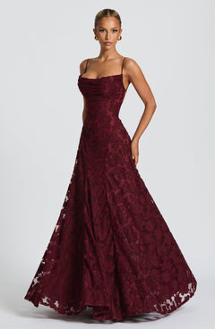Elise Open-Back Maxi Dress