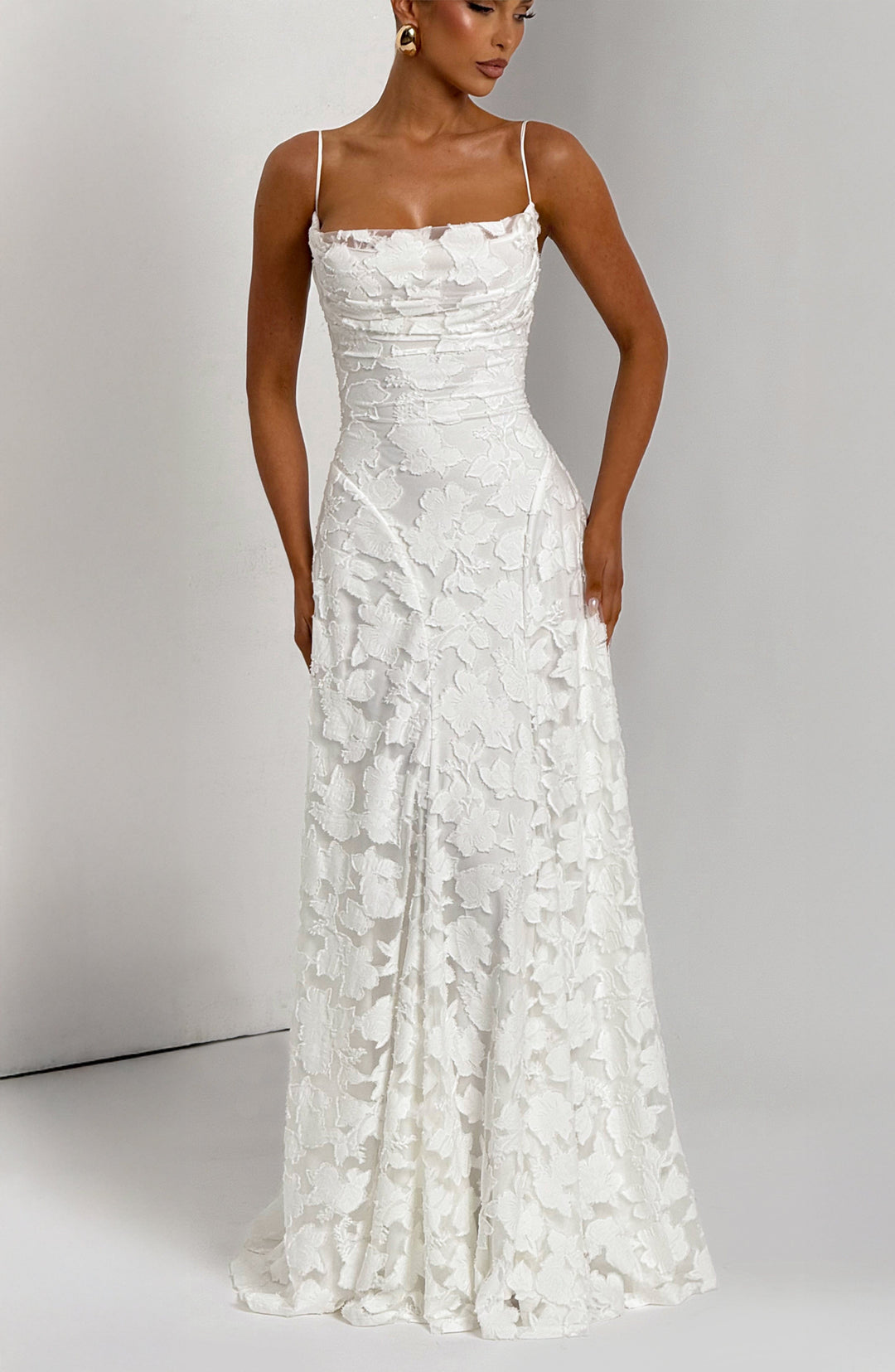 Elise Open-Back Maxi Dress