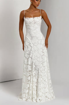 Elise Open-Back Maxi Dress
