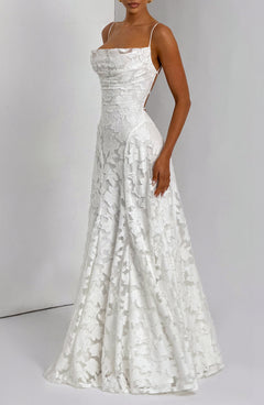 Elise Open-Back Maxi Dress