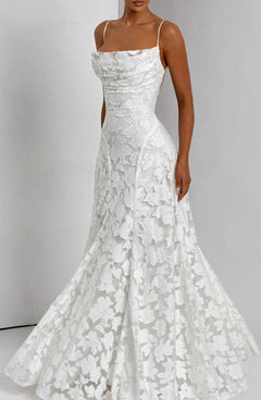 Elise Open-Back Maxi Dress