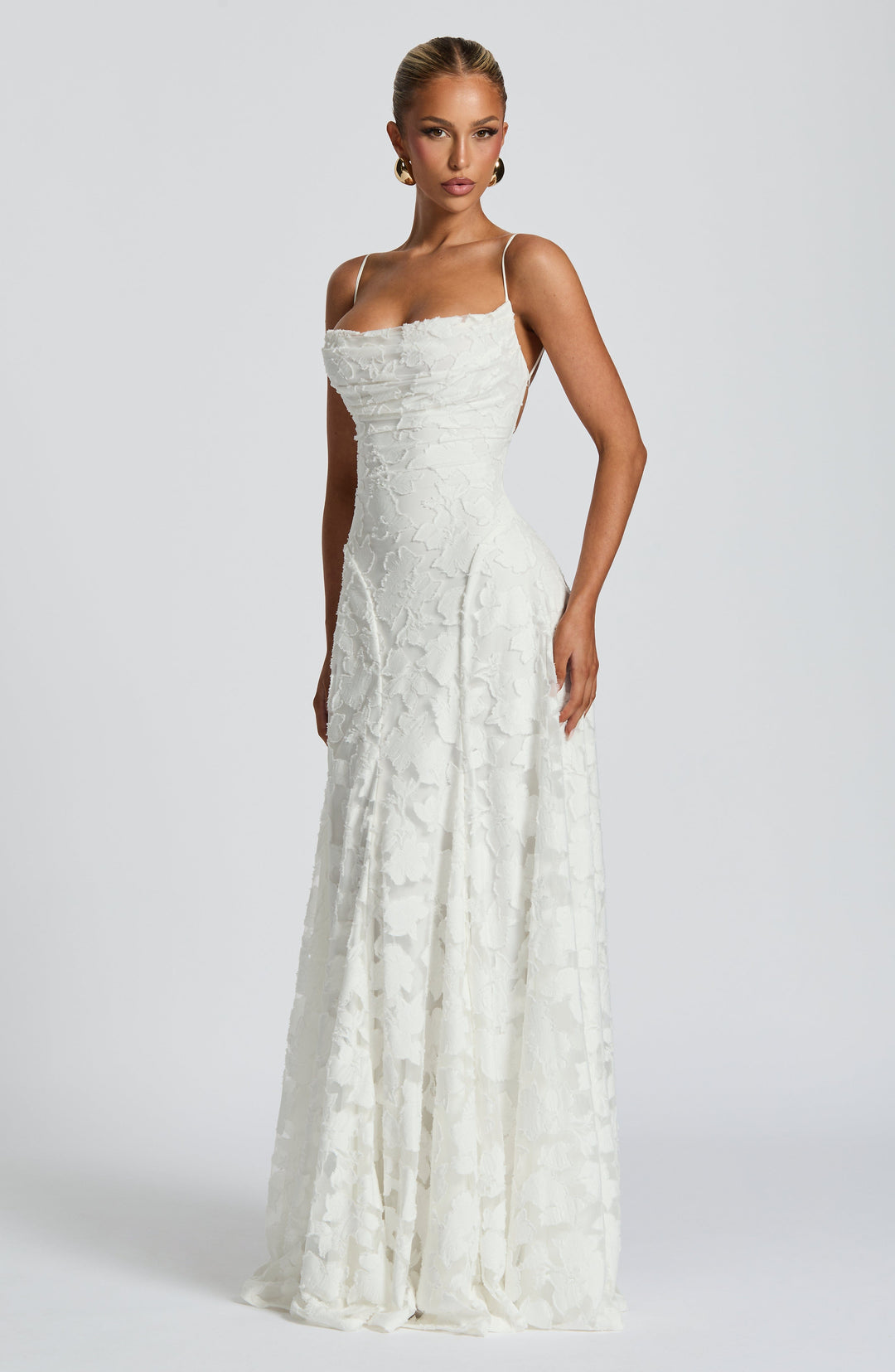 Elise Open-Back Maxi Dress