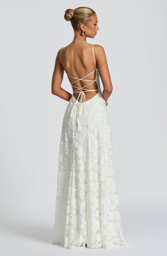 Elise Open-Back Maxi Dress