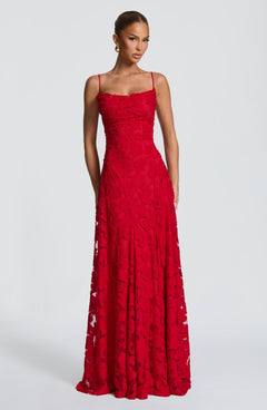 Elise Open-Back Maxi Dress
