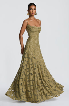 Elise Open-Back Maxi Dress