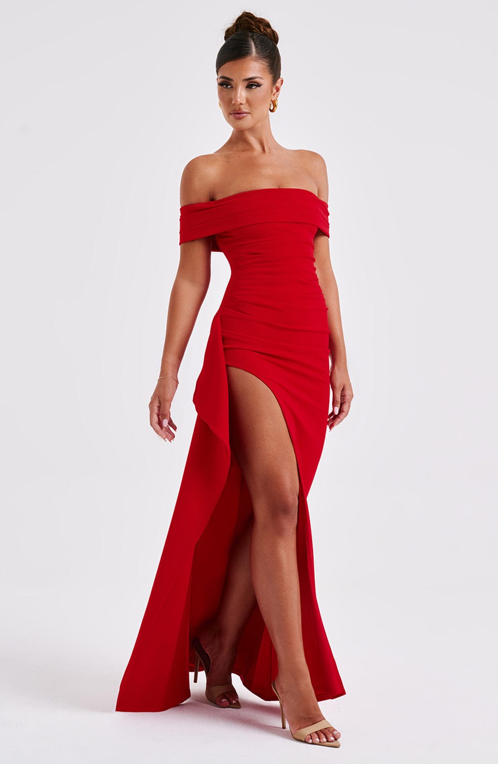 Kelly Bardot Maxi Dress