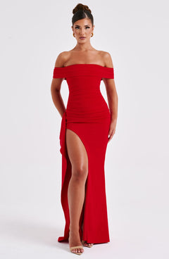 Kelly Bardot Maxi Dress