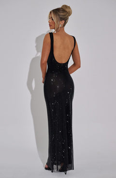 Lumina Shimmer Maxi Dress