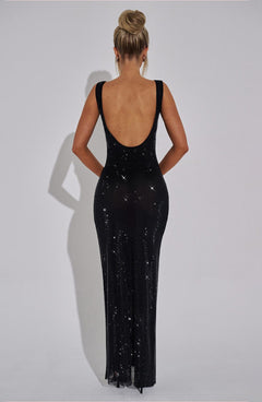 Lumina Shimmer Maxi Dress