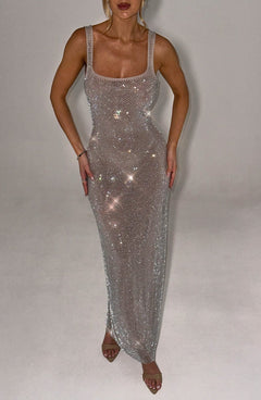 Lumina Shimmer Maxi Dress