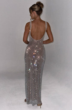 Lumina Shimmer Maxi Dress