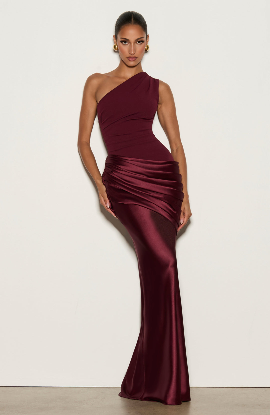 Abbey One-Shoulder Maxi Dress